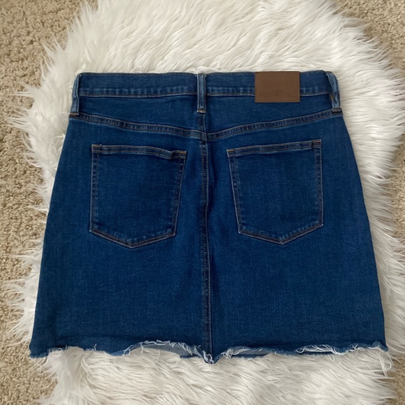 {J. Crew Mercantile} Floral Embroidered Denim Skirt - Women's 6 - Picture 8 of 9